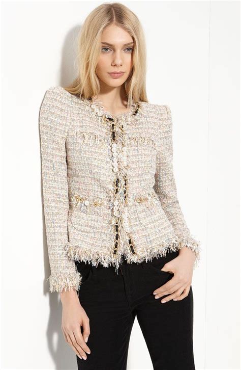 style a chanel jacket boho|paris style boucle jacket.